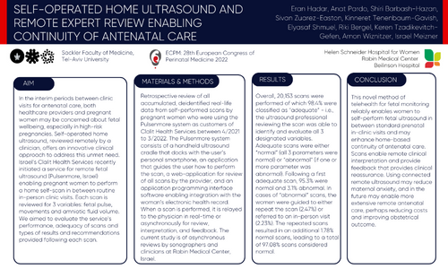 Self-Operated Home Ultrasound & Remote Experts Review Enabling Continuity of Antenatal Care