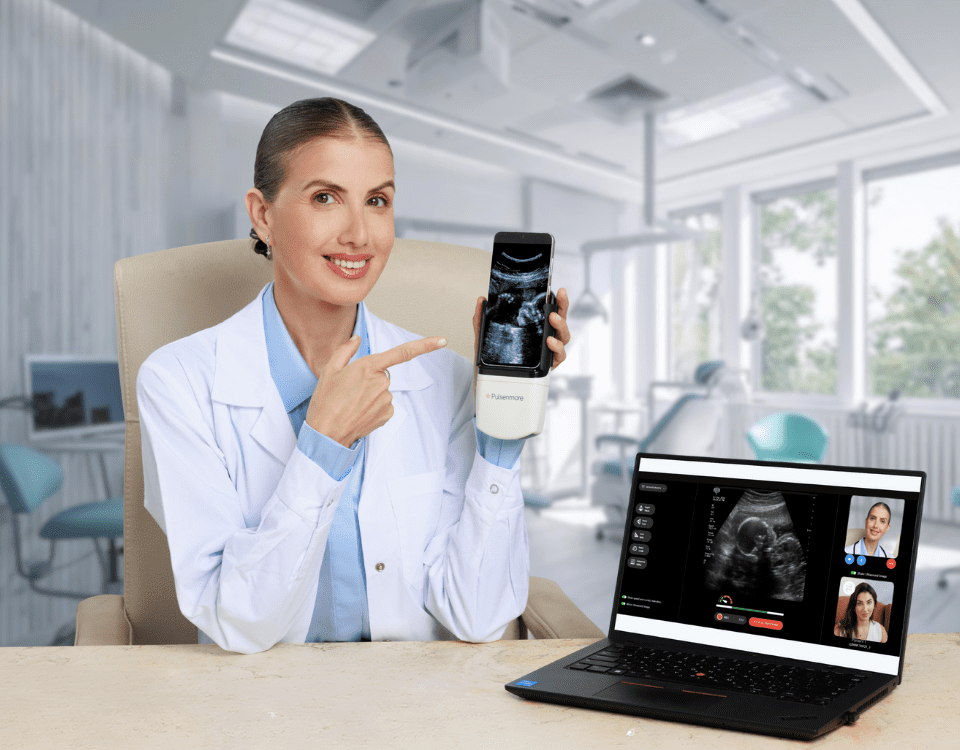 Doctor showing pulsenmnore