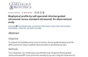 Biophysical profile by self-operated clinician-guided ultrasound versus standard ultrasound: An observational study