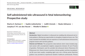 Self-administered tele-ultrasound in fetal telemonitoring: Prospective stud