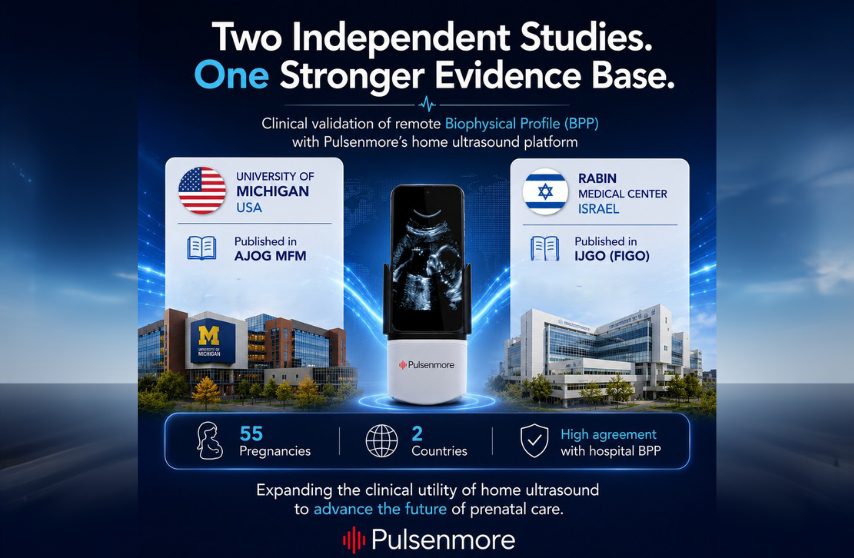 Pulsenmore Expands Home Ultrasound Clinical Utility, Backed by New Clinical Evidence